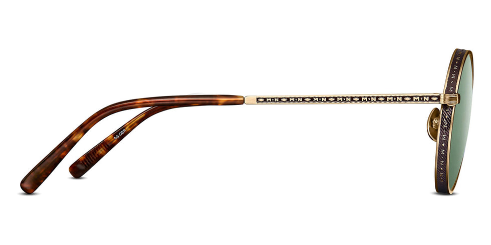 Matsuda® M3100 MTD M3100 Antique Gold/Dark Brown/G-15 47 - Antique Gold/Dark Brown / G-15 Sunglasses