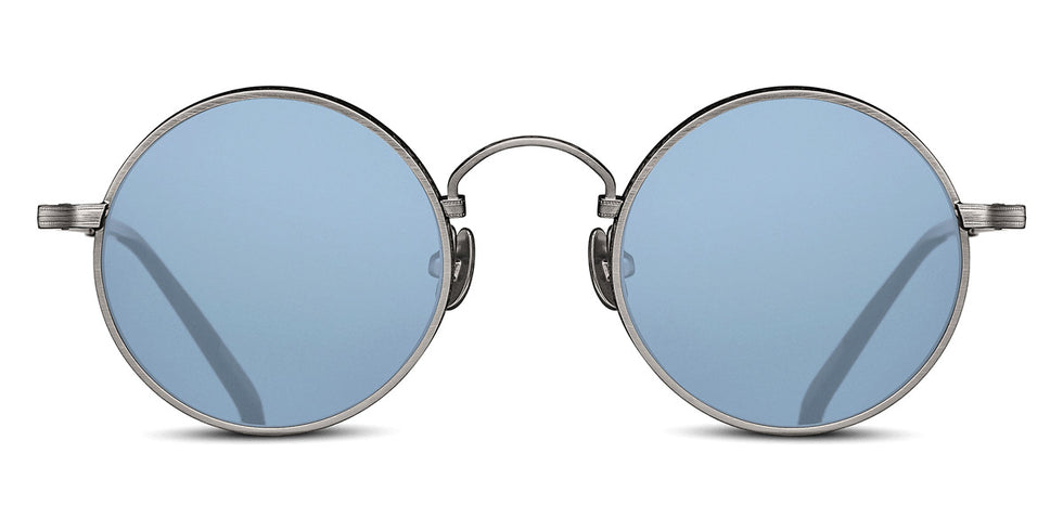 Matsuda® M3100 MTD M3100 Antique Silver/Navy/Cobalt Blue 47 - Antique Silver/Navy / Cobalt Blue Sunglasses