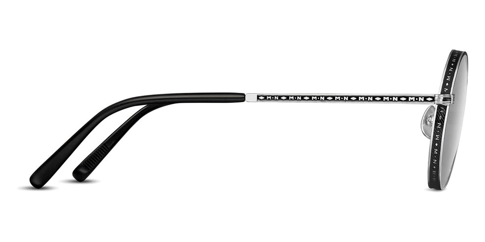 Matsuda® M3100 MTD M3100 Palladium White/Matte Black/Grey 47 - Palladium White/Matte Black / Grey Sunglasses
