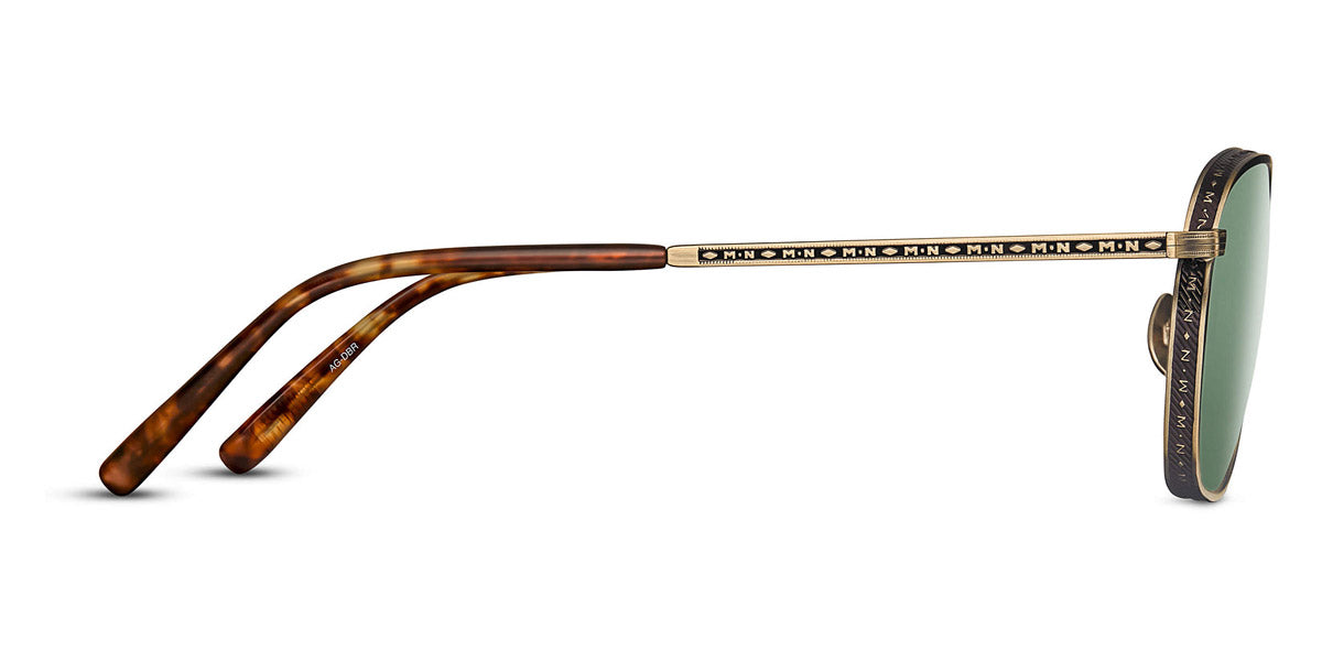 Matsuda® M3101 MTD M3101 Antique Gold/Dark Brown/G-15 52 - Antique Gold/Dark Brown / G-15 Sunglasses