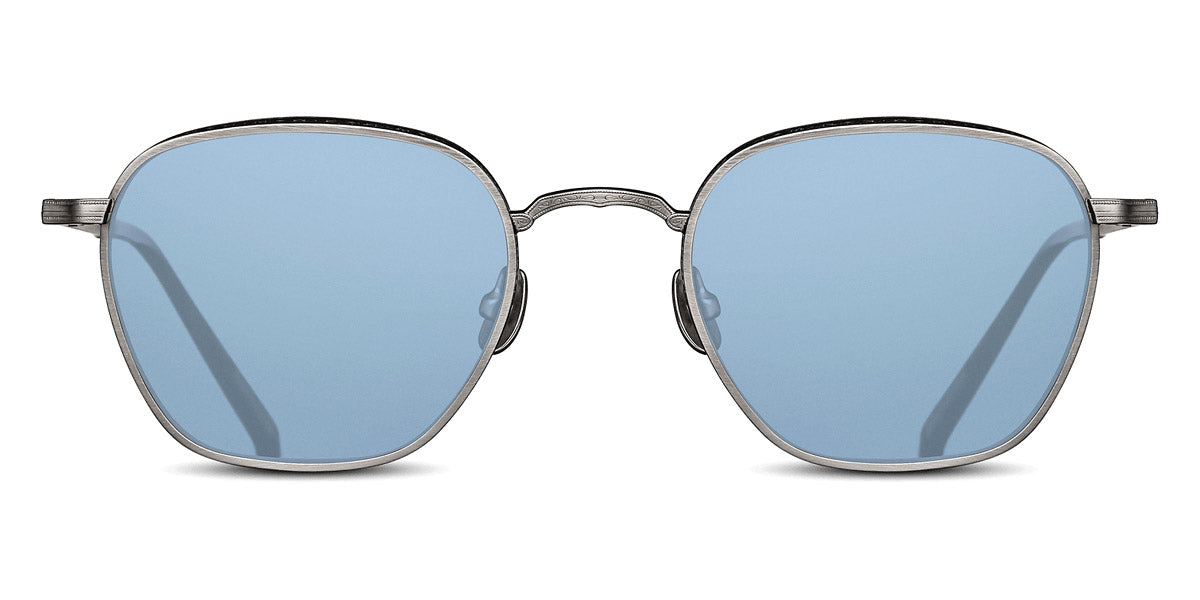 Matsuda® M3101 MTD M3101 Antique Silver/Navy/Cobalt Blue 52 - Antique Silver/Navy / Cobalt Blue Sunglasses