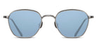 Matsuda® M3101 MTD M3101 Antique Silver/Navy/Cobalt Blue 52 - Antique Silver/Navy / Cobalt Blue Sunglasses