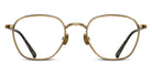 Matsuda® M3101 MTD M3101 Antique Gold/Dark Brown 52 - Antique Gold / Dark Brown Eyeglasses