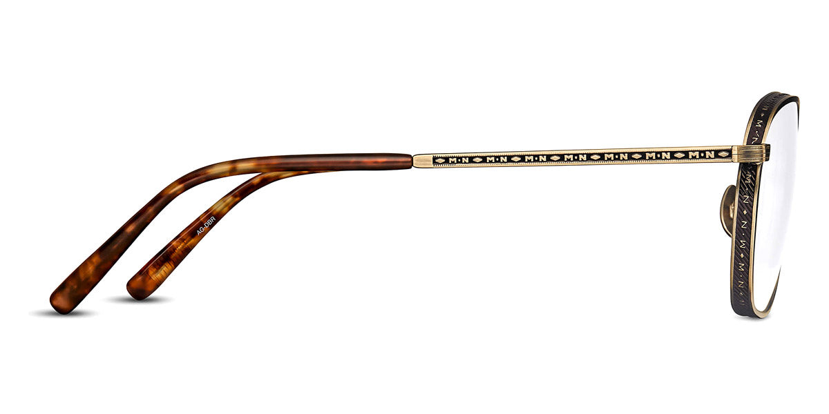 Matsuda® M3101 MTD M3101 Antique Gold/Dark Brown 52 - Antique Gold / Dark Brown Eyeglasses
