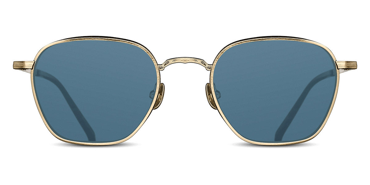 Matsuda® M3101 MTD M3101 Brushed Gold/Matte Black/Blue Grey 52 - Brushed Gold/Matte Black / Blue Grey Sunglasses