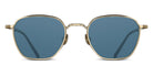 Matsuda® M3101 MTD M3101 Brushed Gold/Matte Black/Blue Grey 52 - Brushed Gold/Matte Black / Blue Grey Sunglasses