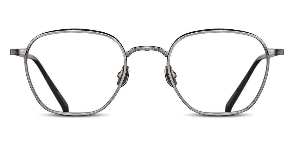 Matsuda® M3101 MTD M3101 Antique Silver/Navy 52 - Antique Silver / Navy Eyeglasses