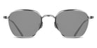 Matsuda® M3101 MTD M3101 Palladium White/Matte Black/Grey 52 - Palladium White/Matte Black / Grey Sunglasses