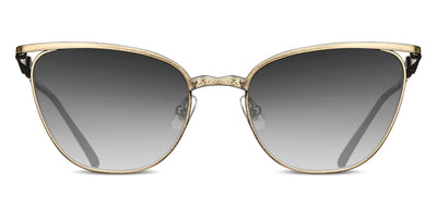 Matsuda® M3102 MTD M3102 Brushed Gold/Black / Grey Gradient 56 - Brushed Gold/Black / Grey Gradient Sunglasses
