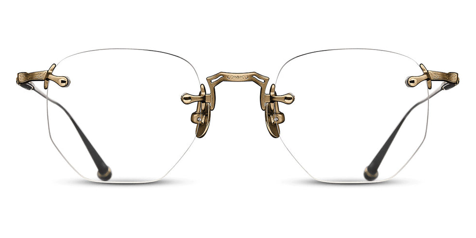 Matsuda® M3104-A MTD M3104-A Antique Gold 46 - Antique Gold Eyeglasses