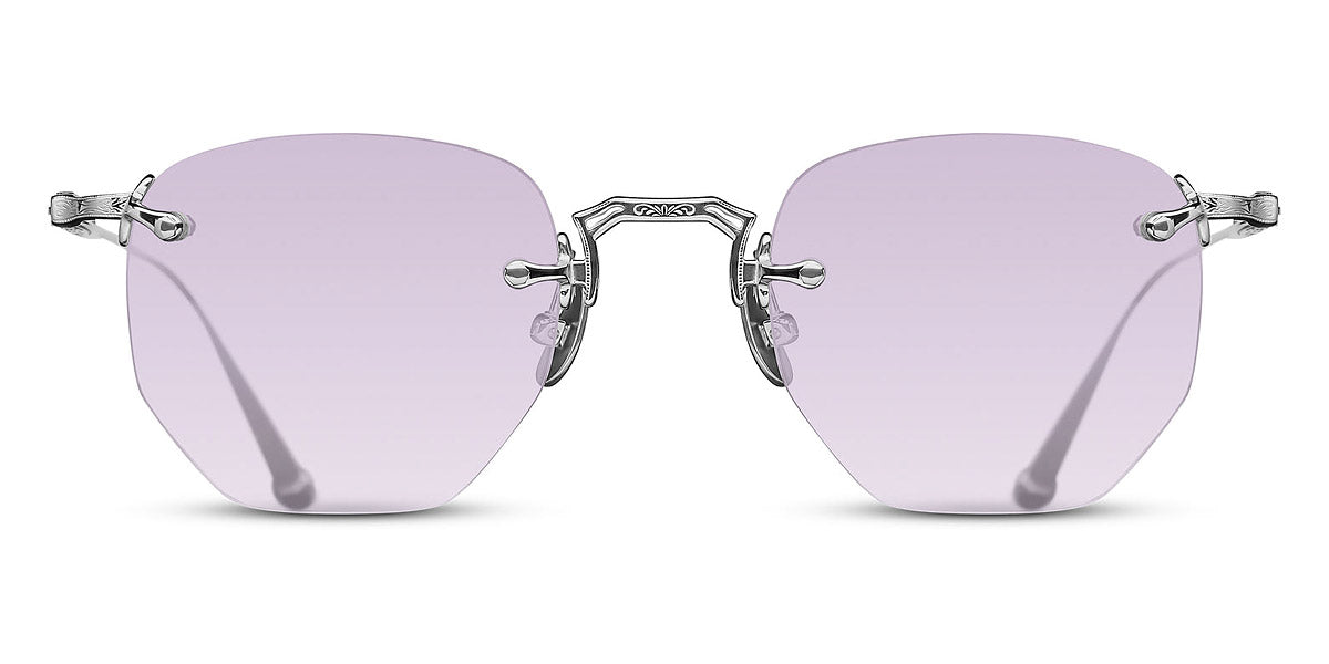 Matsuda® M3104-A MTD M3104-A Palladium White/Violet Gradient 46 - Palladium White / Violet Gradient Sunglasses