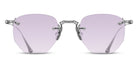 Matsuda® M3104-A MTD M3104-A Palladium White/Violet Gradient 46 - Palladium White / Violet Gradient Sunglasses