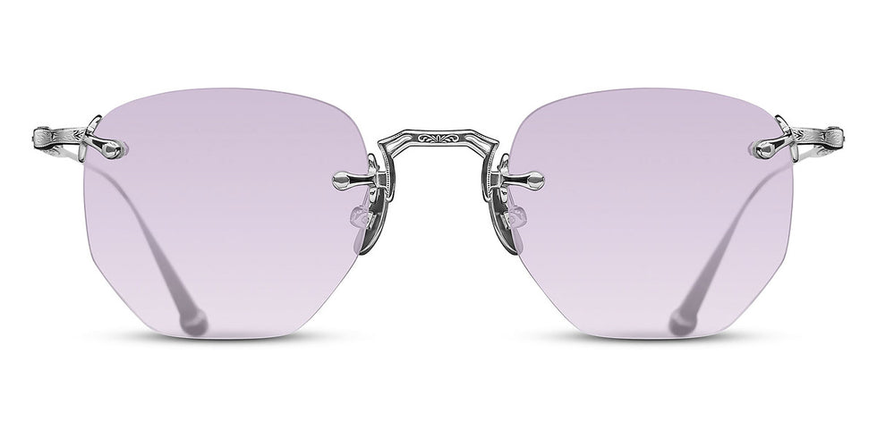 Matsuda® M3104-A MTD M3104-A Palladium White/Violet Gradient 46 - Palladium White / Violet Gradient Sunglasses