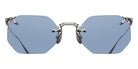 Matsuda® M3104-B MTD M3104-B Palladium White/Cobalt Blue 49 - Palladium White / Cobalt Blue Sunglasses