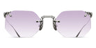 Matsuda® M3104-B MTD M3104-B Palladium White/Cafe Violet Gradient 49 - Palladium White / Cafe Violet Gradient Sunglasses