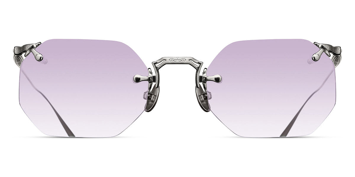 Matsuda® M3104-B MTD M3104-B Palladium White/Cafe Violet Gradient 49 - Palladium White / Cafe Violet Gradient Sunglasses