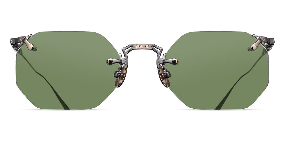 Matsuda® M3104-B MTD M3104-B Antique Gold/Sage Green 49 - Antique Gold / Sage Green Sunglasses