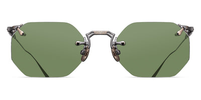 Matsuda® M3104-B MTD M3104-B Antique Gold/Sage Green 49 - Antique Gold / Sage Green Sunglasses