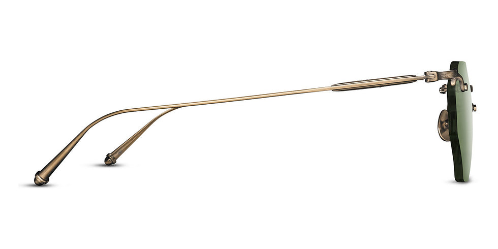 Matsuda® M3104-B MTD M3104-B Antique Gold/Sage Green 49 - Antique Gold / Sage Green Sunglasses