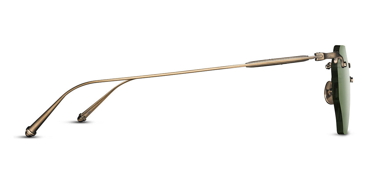 Matsuda® M3104-B MTD M3104-B Antique Gold/Sage Green 49 - Antique Gold / Sage Green Sunglasses