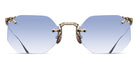 Matsuda® M3104-B MTD M3104-B Brushed Gold/Cafe Blue Gradient 49 - Brushed Gold / Cafe Blue Gradient Sunglasses