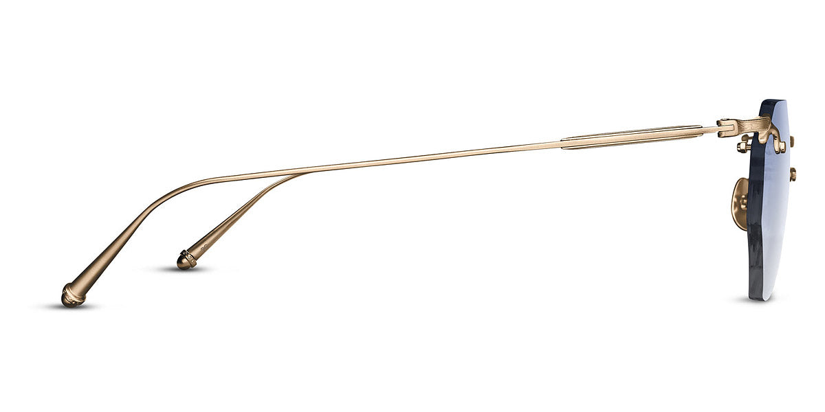 Matsuda® M3104-B MTD M3104-B Brushed Gold/Cafe Blue Gradient 49 - Brushed Gold / Cafe Blue Gradient Sunglasses