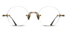 Matsuda® M3105-D MTD M3105-D Antique Gold 47 - Antique Gold Eyeglasses