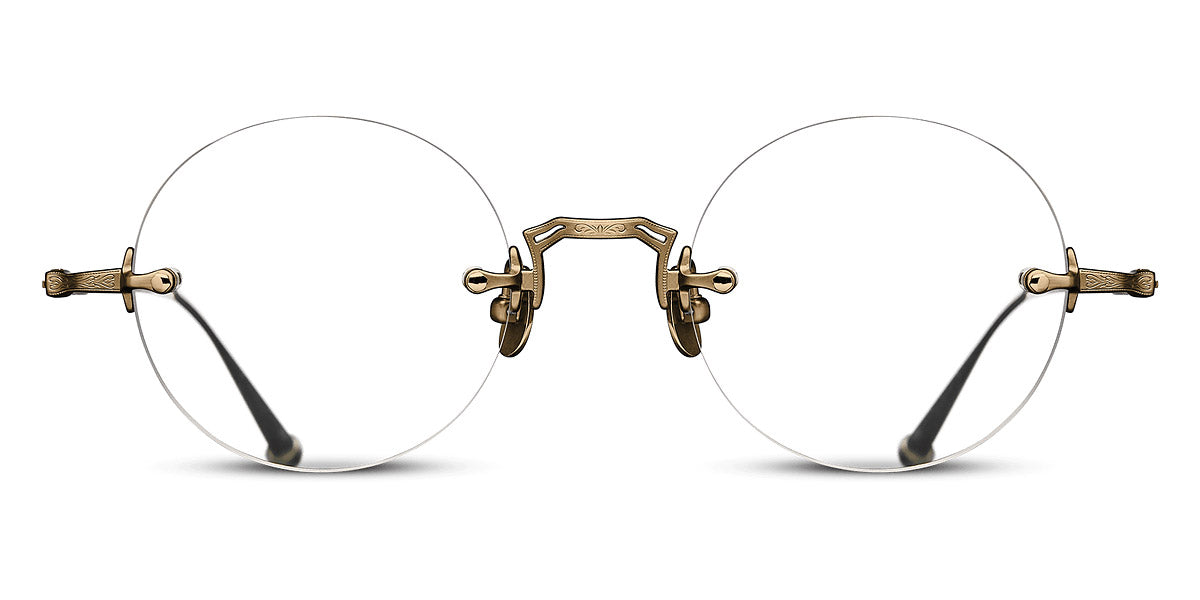 Matsuda® M3105-D MTD M3105-D Antique Gold 47 - Antique Gold Eyeglasses