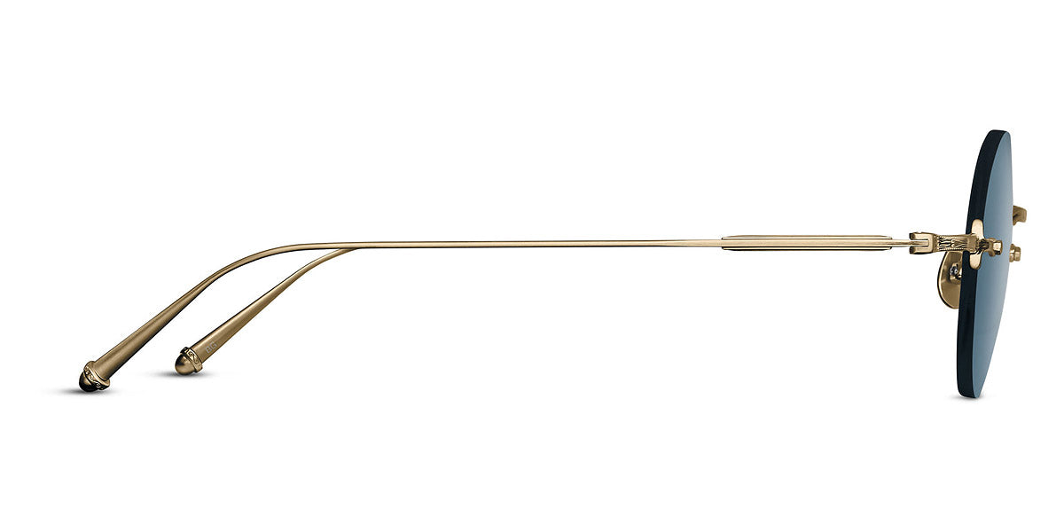 Matsuda® M3105-D MTD M3105-D Brushed Gold/Blue Grey 47 - Brushed Gold / Blue Grey Sunglasses