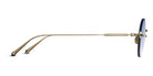 Matsuda® M3105-D MTD M3105-D Brushed Gold/Cafe Blue Gradient 47 - Brushed Gold / Cafe Blue Gradient Sunglasses