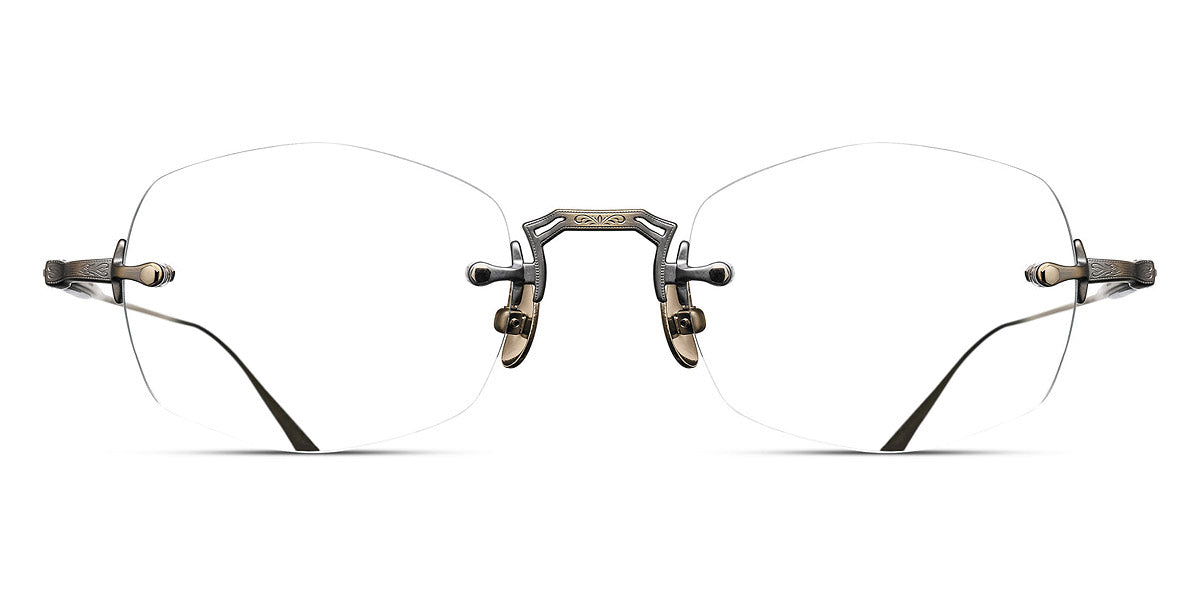 Matsuda® M3105-F MTD M3105-F Antique Gold 49 - Antique Gold Eyeglasses