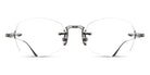 Matsuda® M3105-F MTD M3105-F Palladium White 49 - Palladium White Eyeglasses