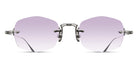 Matsuda® M3105-F MTD M3105-F Palladium White/Cafe Violet Gradient 49 - Palladium White / Cafe Violet Gradient Sunglasses