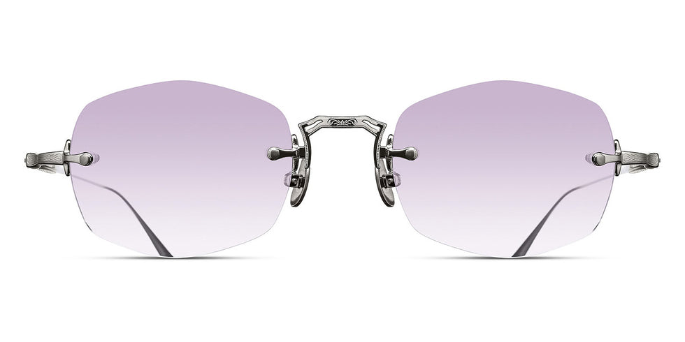 Matsuda® M3105-F MTD M3105-F Palladium White/Cafe Violet Gradient 49 - Palladium White / Cafe Violet Gradient Sunglasses