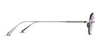 Matsuda® M3105-F MTD M3105-F Palladium White/Cafe Violet Gradient 49 - Palladium White / Cafe Violet Gradient Sunglasses