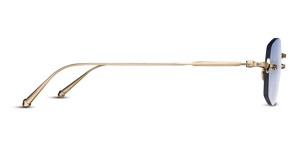 Matsuda® M3105-F MTD M3105-F Brushed Gold/Cafe Blue Gradient 49 - Brushed Gold / Cafe Blue Gradient Sunglasses