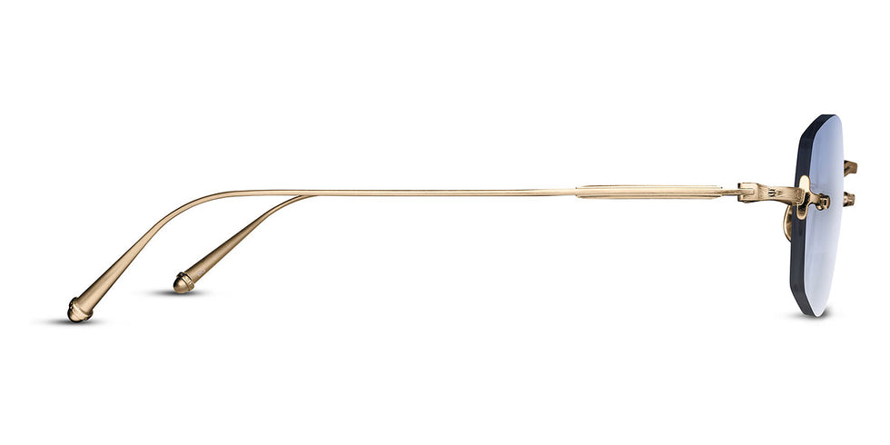 Matsuda® M3105-F MTD M3105-F Brushed Gold/Cafe Blue Gradient 49 - Brushed Gold / Cafe Blue Gradient Sunglasses
