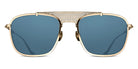 Matsuda® M3110 MTD M3110 Brushed Gold/Blue Grey 56 - Brushed Gold / Blue Grey Sunglasses