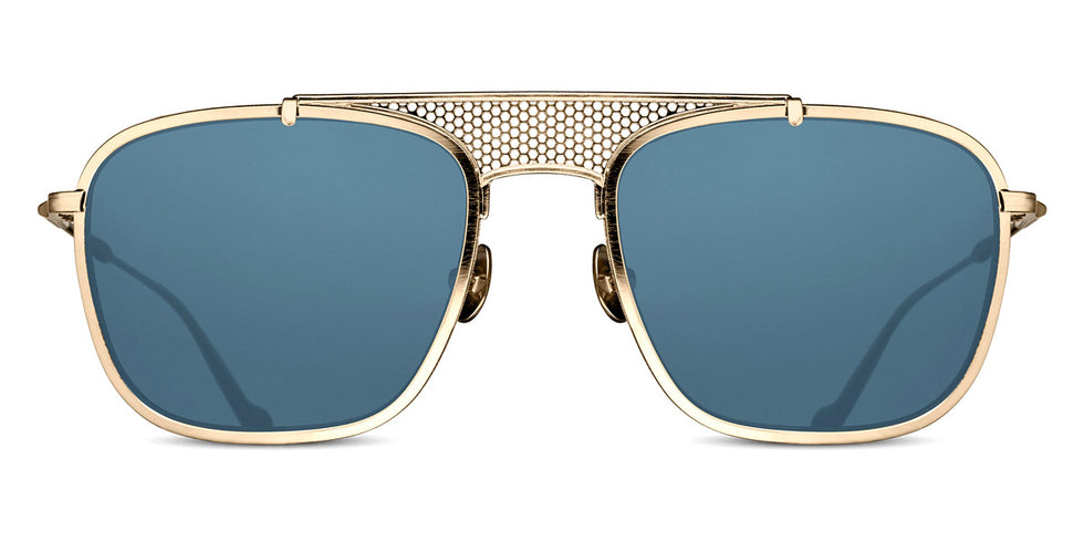 Matsuda® M3110 MTD M3110 Brushed Gold/Blue Grey 56 - Brushed Gold / Blue Grey Sunglasses