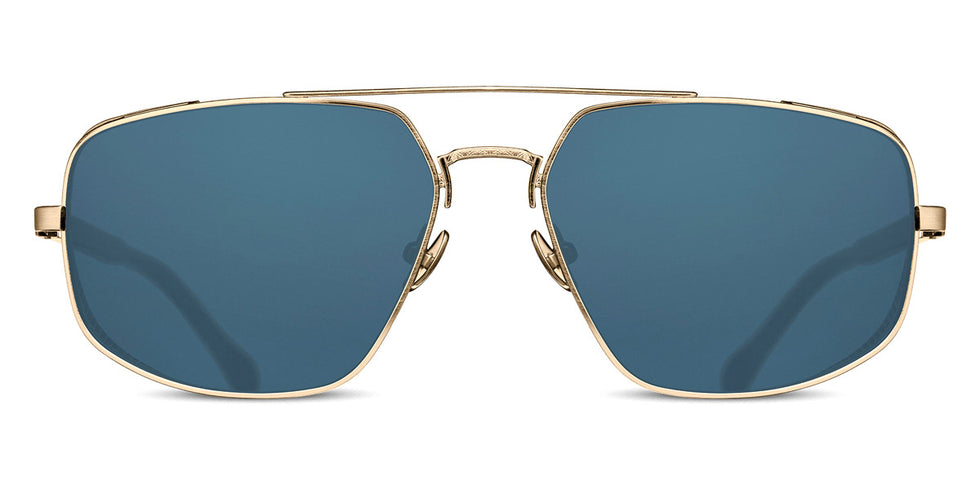 Matsuda® M3111 MTD M3111 Brushed Gold/Blue Grey 59 - Brushed Gold / Blue Grey Sunglasses