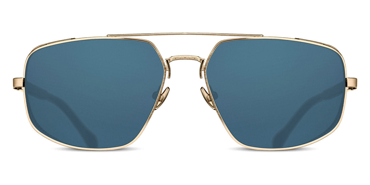 Matsuda® M3111 MTD M3111 Brushed Gold / Blue Grey 59 - Brushed Gold / Blue Grey Sunglasses