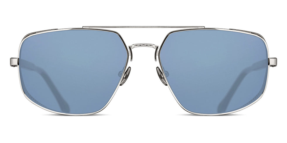 Matsuda® M3111 MTD M3111 Palladium White/Cobalt Blue 59 - Palladium White / Cobalt Blue Sunglasses