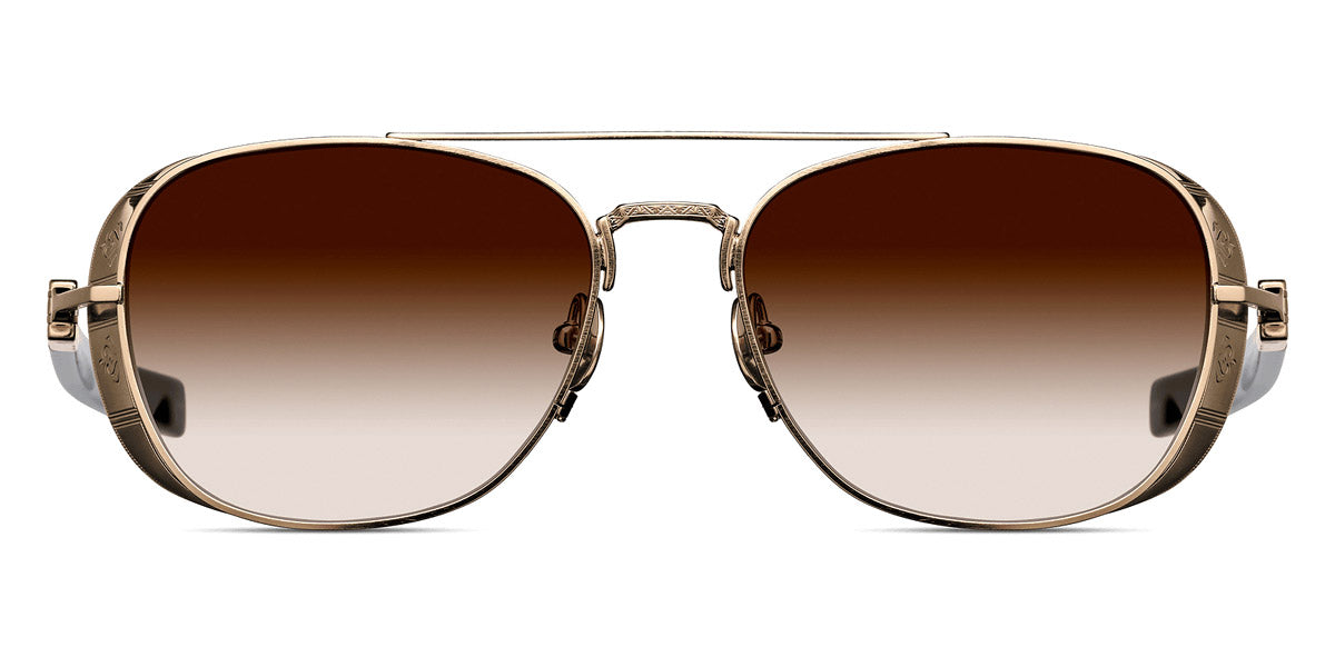 Matsuda® M3115 MTD M3115 Brushed Gold/Black/Brown Gradient 55 - Brushed Gold/Black / Brown Gradient Sunglasses