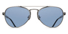 Matsuda® M3116 MTD M3116 Antique Silver/Navy/Cobalt Blue 54 - Antique Silver/Navy / Cobalt Blue Sunglasses