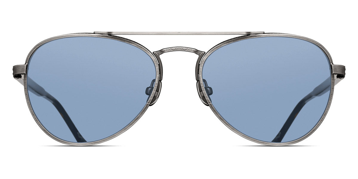 Matsuda® M3116 MTD M3116 Antique Silver/Navy/Cobalt Blue 54 - Antique Silver/Navy / Cobalt Blue Sunglasses