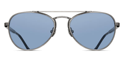 Matsuda® M3116 MTD M3116 Antique Silver/Navy/Cobalt Blue 54 - Antique Silver/Navy / Cobalt Blue Sunglasses