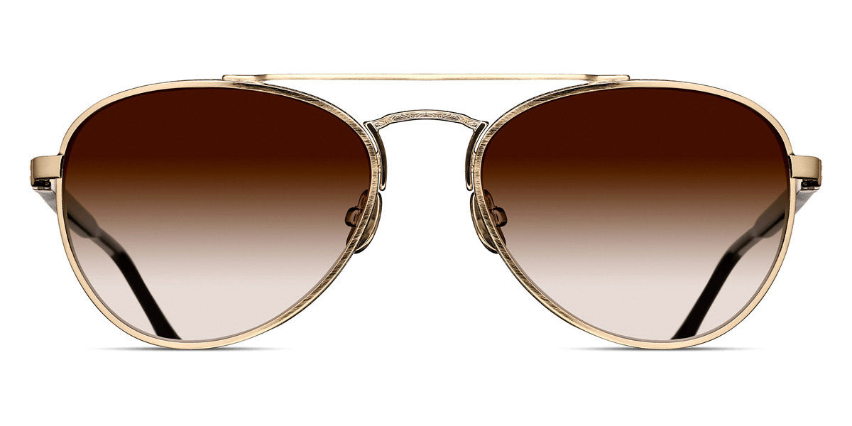 Matsuda® M3116 MTD M3116 Brushed Gold/Black/Brown Gradient 54 - Brushed Gold/Black / Brown Gradient Sunglasses
