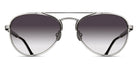 Matsuda® M3116 MTD M3116 Palladium White/Gray/Grey Gradient 54 - Palladium White/Gray / Grey Gradient Sunglasses