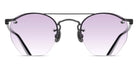 Matsuda® M3117 MTD M3117 Matte Black/Cafe Violet Gradient 48 - Matte Black / Cafe Violet Gradient Sunglasses