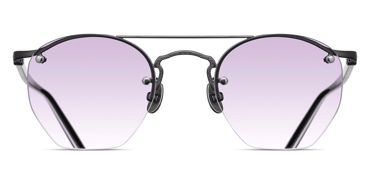 Matsuda® M3117 MTD M3117 Matte Black/Cafe Violet Gradient 48 - Matte Black / Cafe Violet Gradient Sunglasses